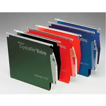 Rexel | Rexel Crystalfile Extra `275` Lateral File 30mm Green (25)